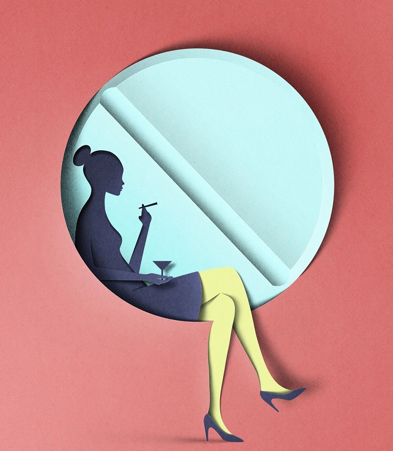 EikoOjala_printaly_07 - Blog Printaly.com Digital Papercut Illustration - Eiko Ojala