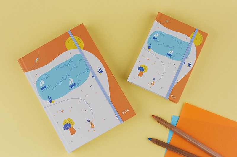 Slow Planner 2018. Diana Ghyczy e Dániel Máté