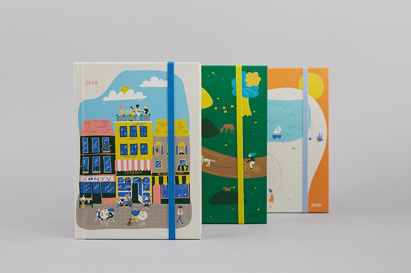 Slow Planner 2018. Diana Ghyczy e Dániel Máté