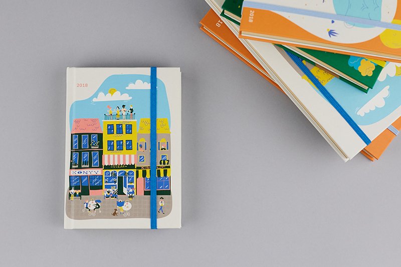 Slow Planner 2018. Diana Ghyczy e Dániel Máté