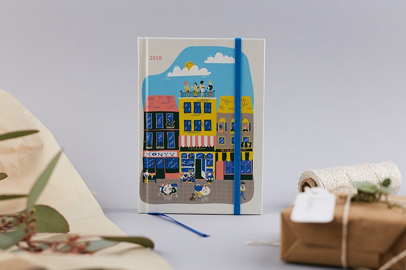 Slow Planner 2018. Diana Ghyczy e Dániel Máté