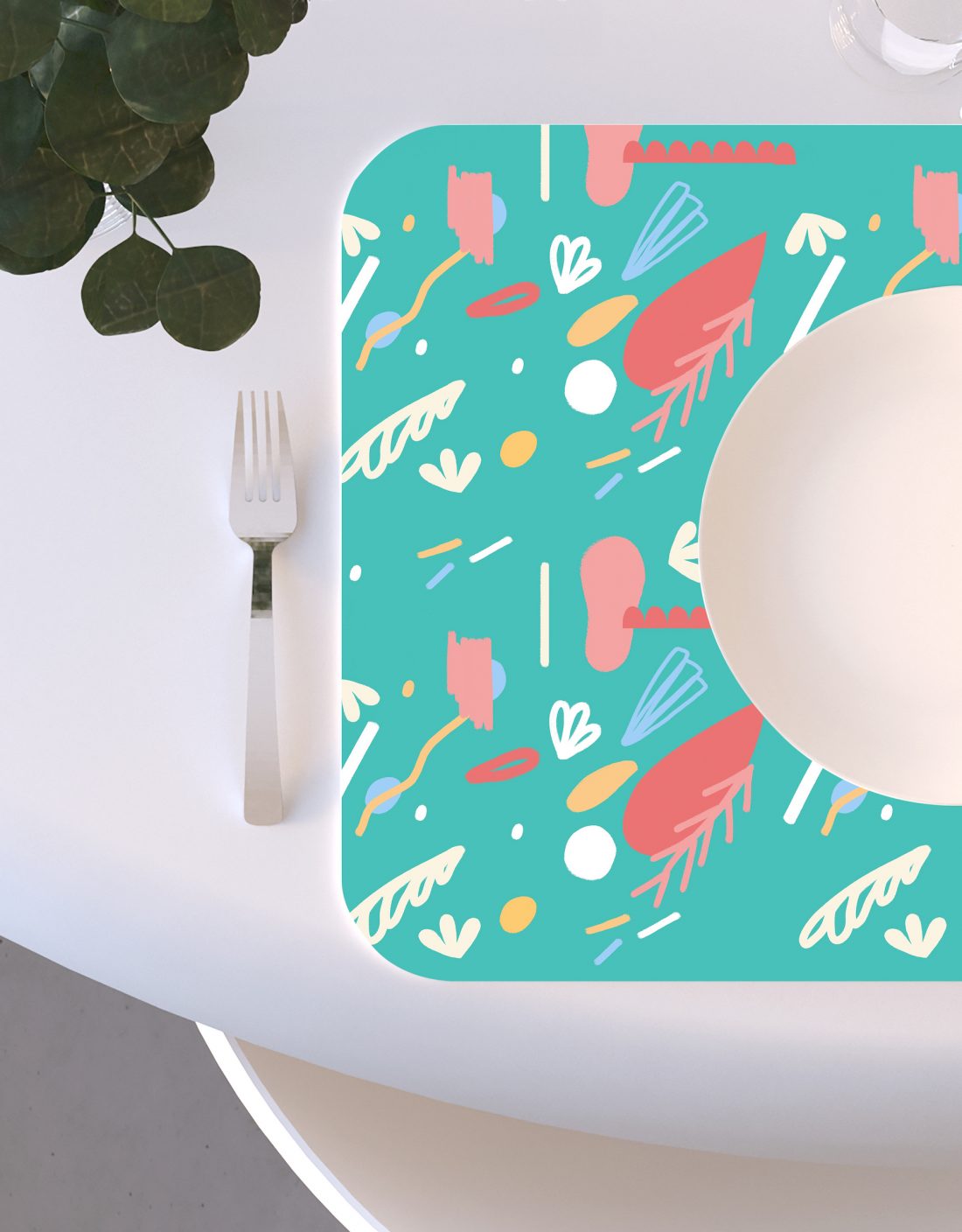 MMMat_Table_MichelaButtignol_FullGarden_Menta - Blog Printaly.com Illustrazione di Michela Buttignol © PPPattern