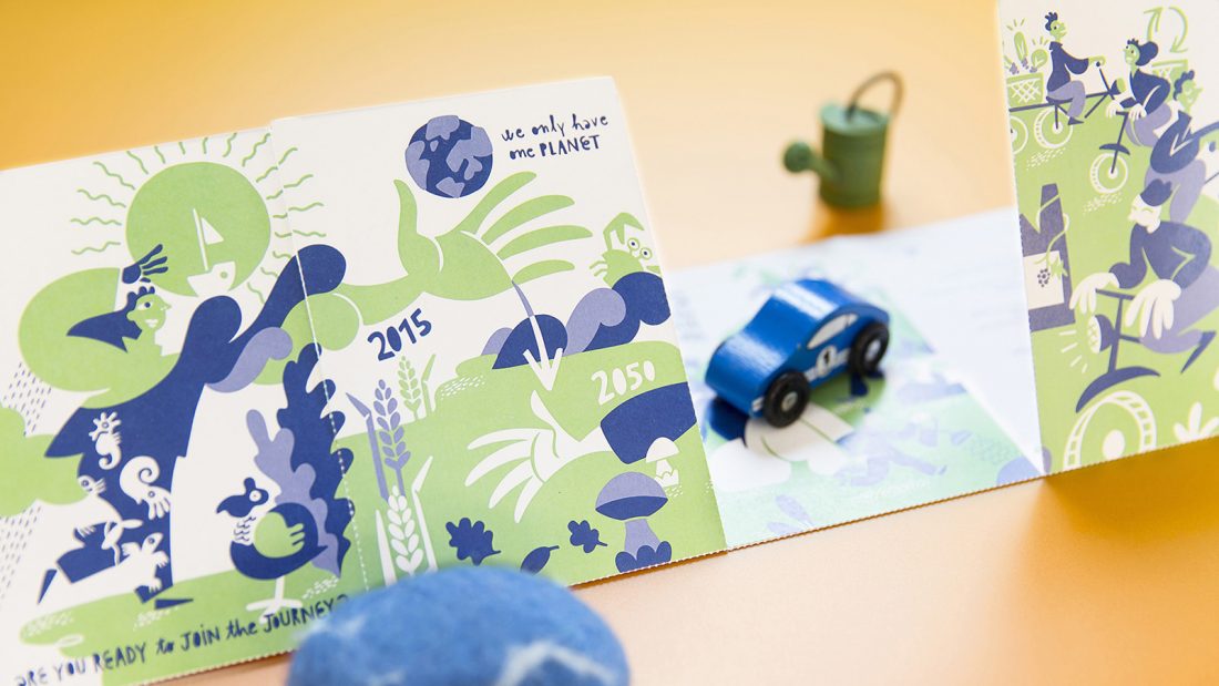 Le cartoline con lo storytelling illustrato dello studio Housatonic