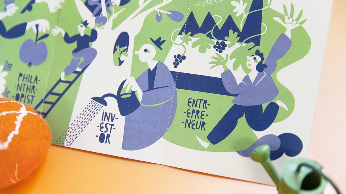 Le cartoline con lo storytelling illustrato dello studio Housatonic