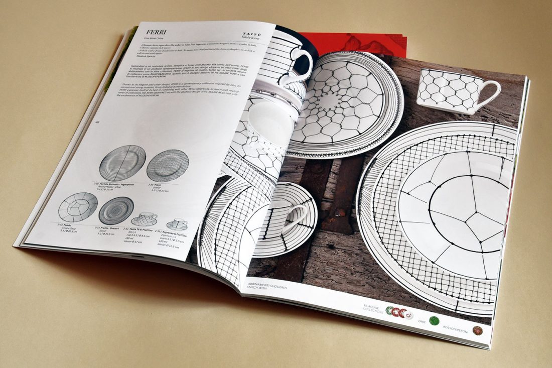 Taitù. Un coordinato visivo per l'azienda del design italiano.