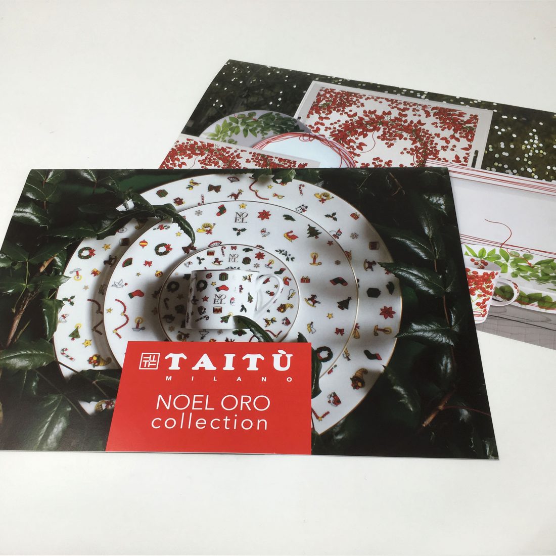 Taitù. Un coordinato visivo per l'azienda del design italiano.