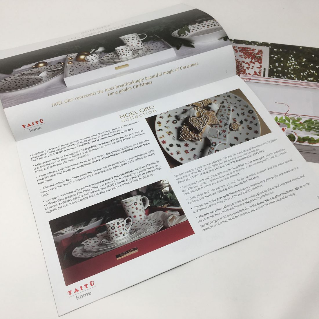 Taitù. Un coordinato visivo per l'azienda del design italiano.