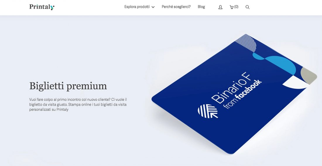 Il nuovo sito di Printaly è online! Più pulito, più bello e più funzionale