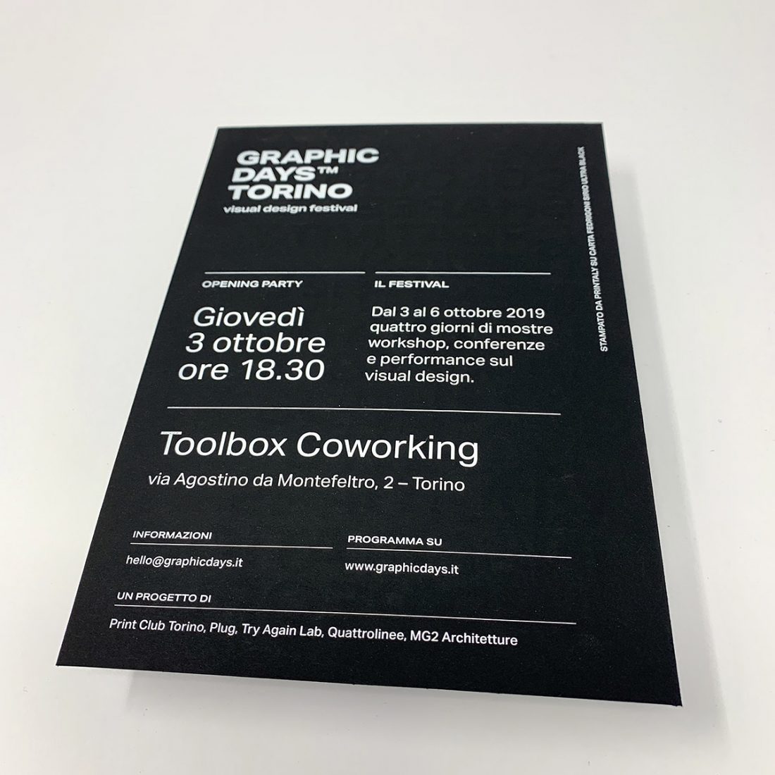 Un invito caleidoscopico per la nuova edizione dei Torino Graphic Days