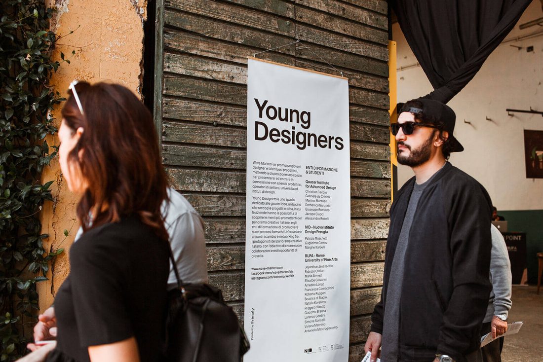 Wave Market Fair. L'allestimento di We Meet Brands al Prati Bus District