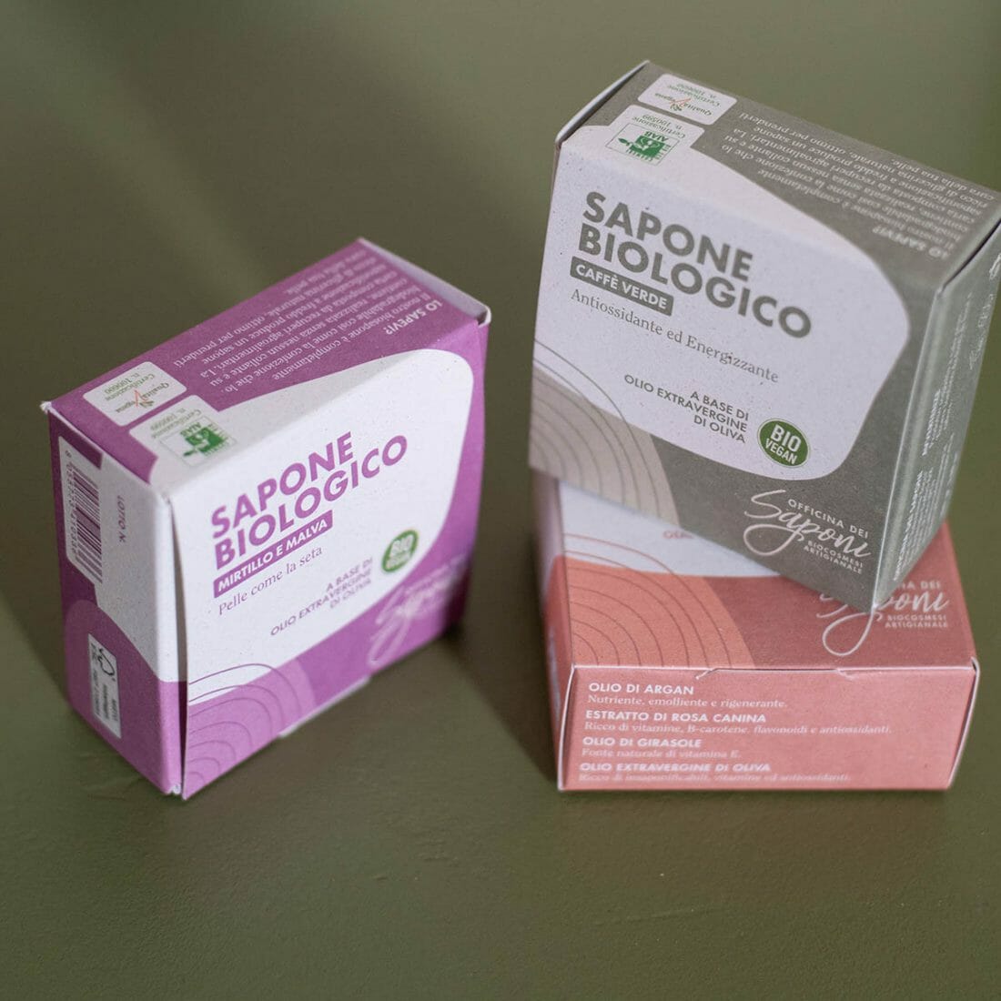 Il packaging sostenibile della linea di Officina dei Saponi