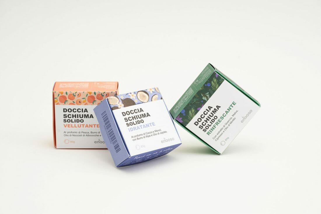 Packaging cosmetici Enooso - saponi solidi