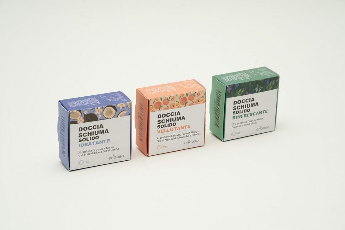 Packaging cosmetici Enooso - saponi solidi