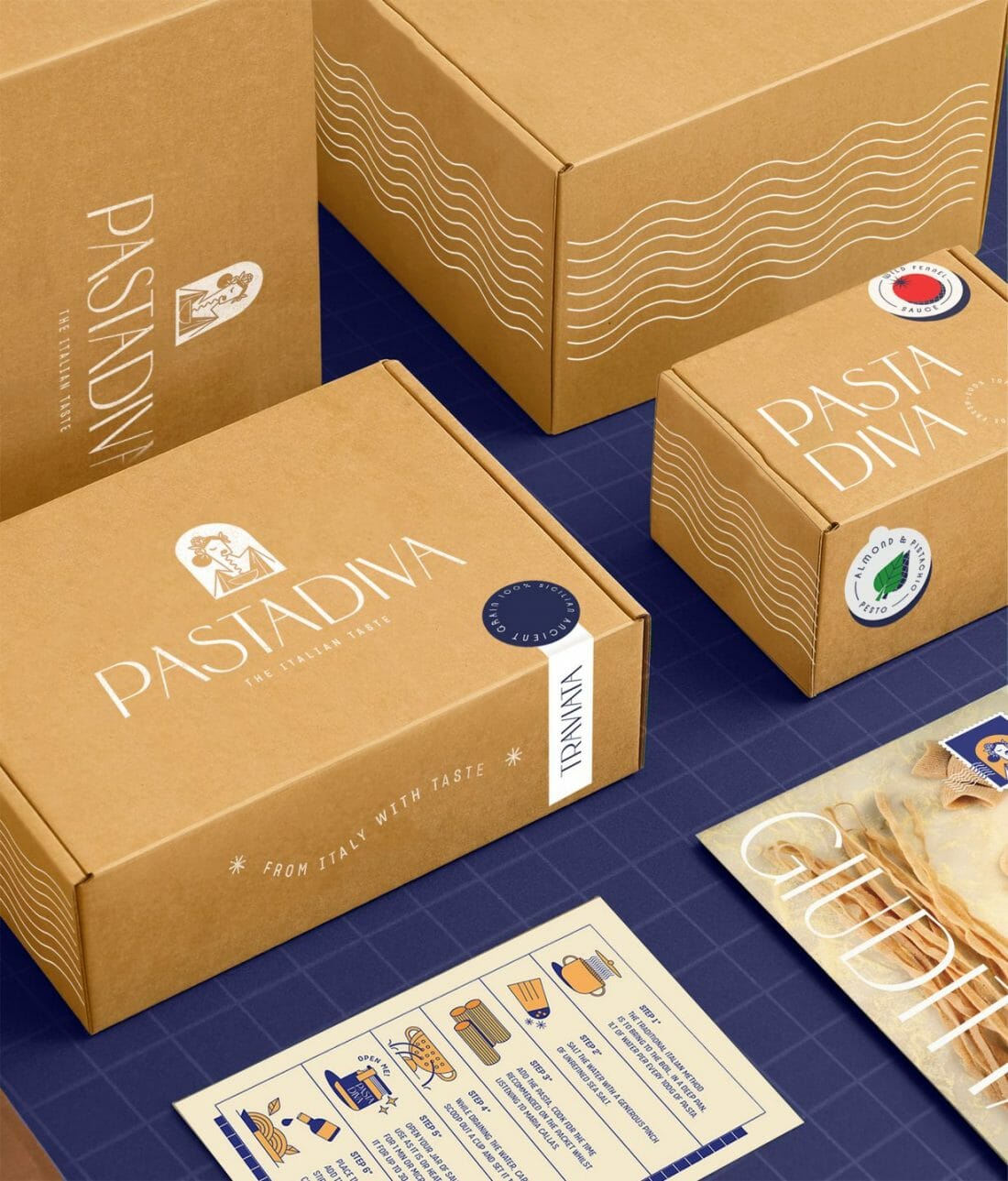 packaging_pasta_adesivi - Blog Printaly.com Packaging per pasta - esempio di scatola con adesivo