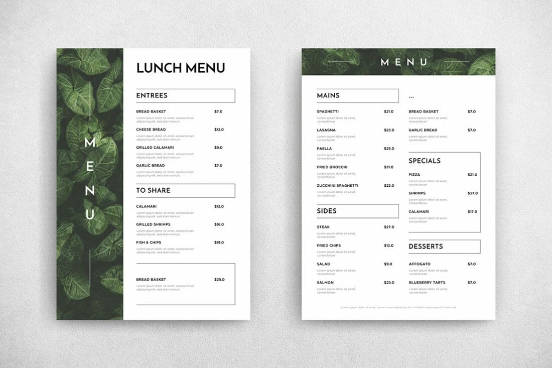 3675737_low - Blog Printaly.com Menù per ristorante a foglio singolo